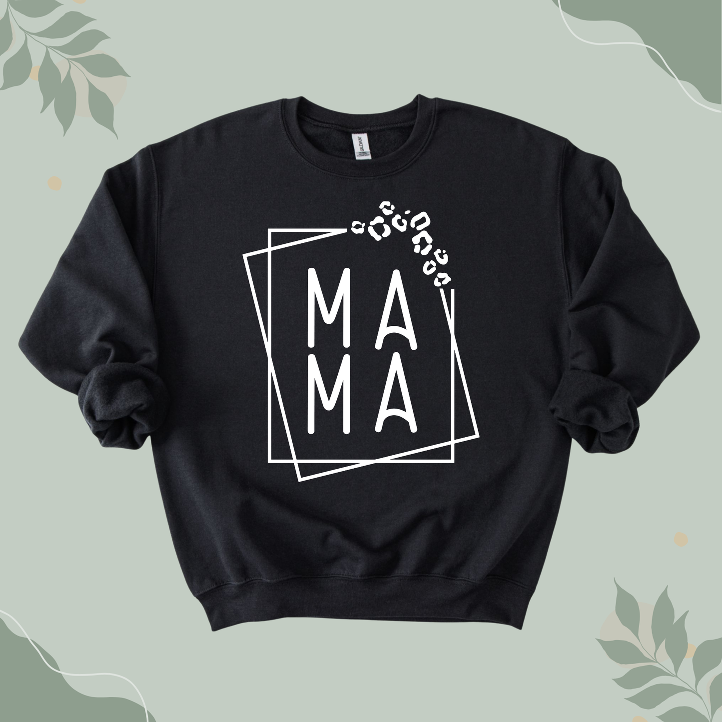 Leopard Print Mama Sweatshirt