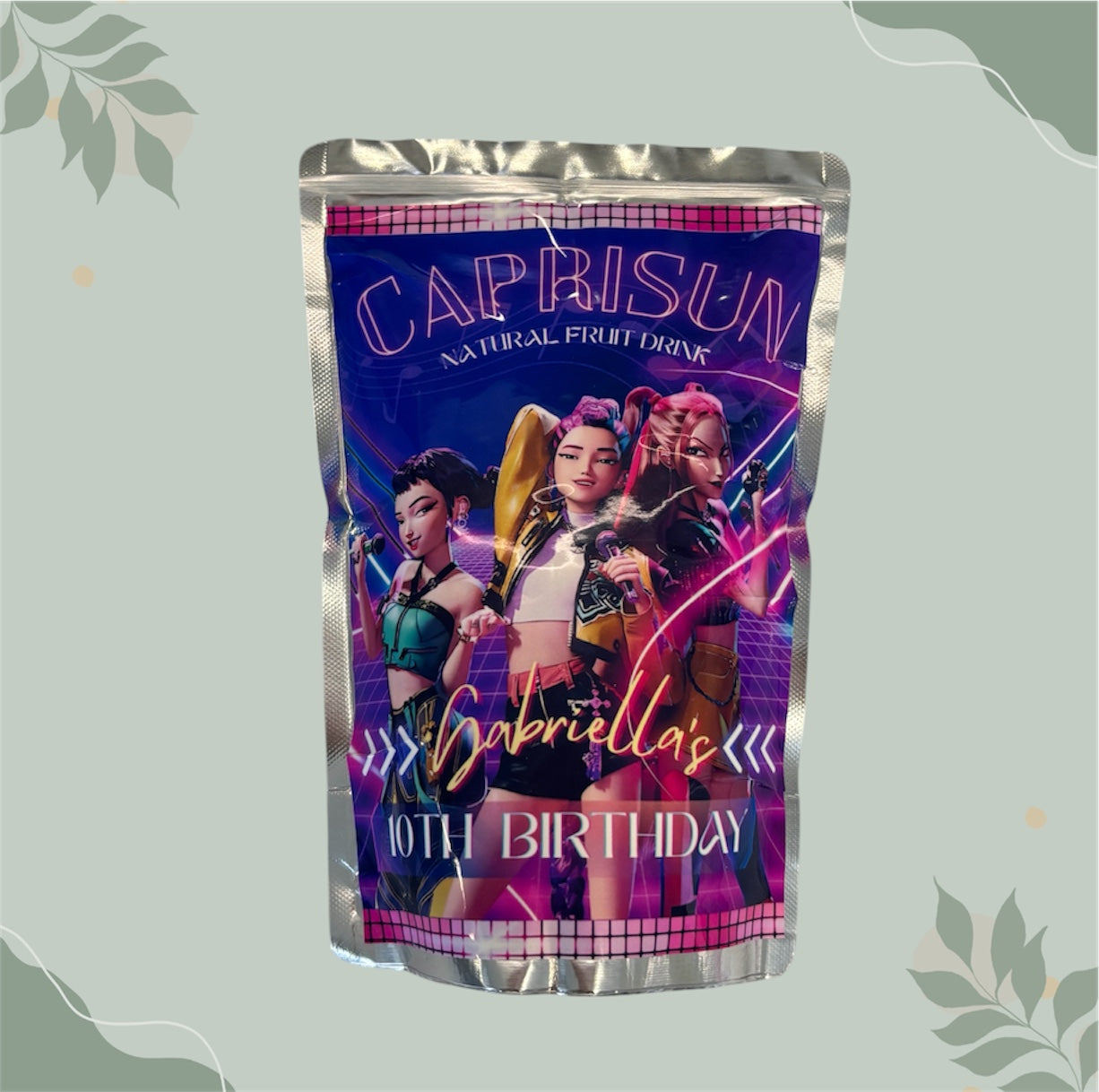 Huntrix Demon Hunters Capri Sun Labels