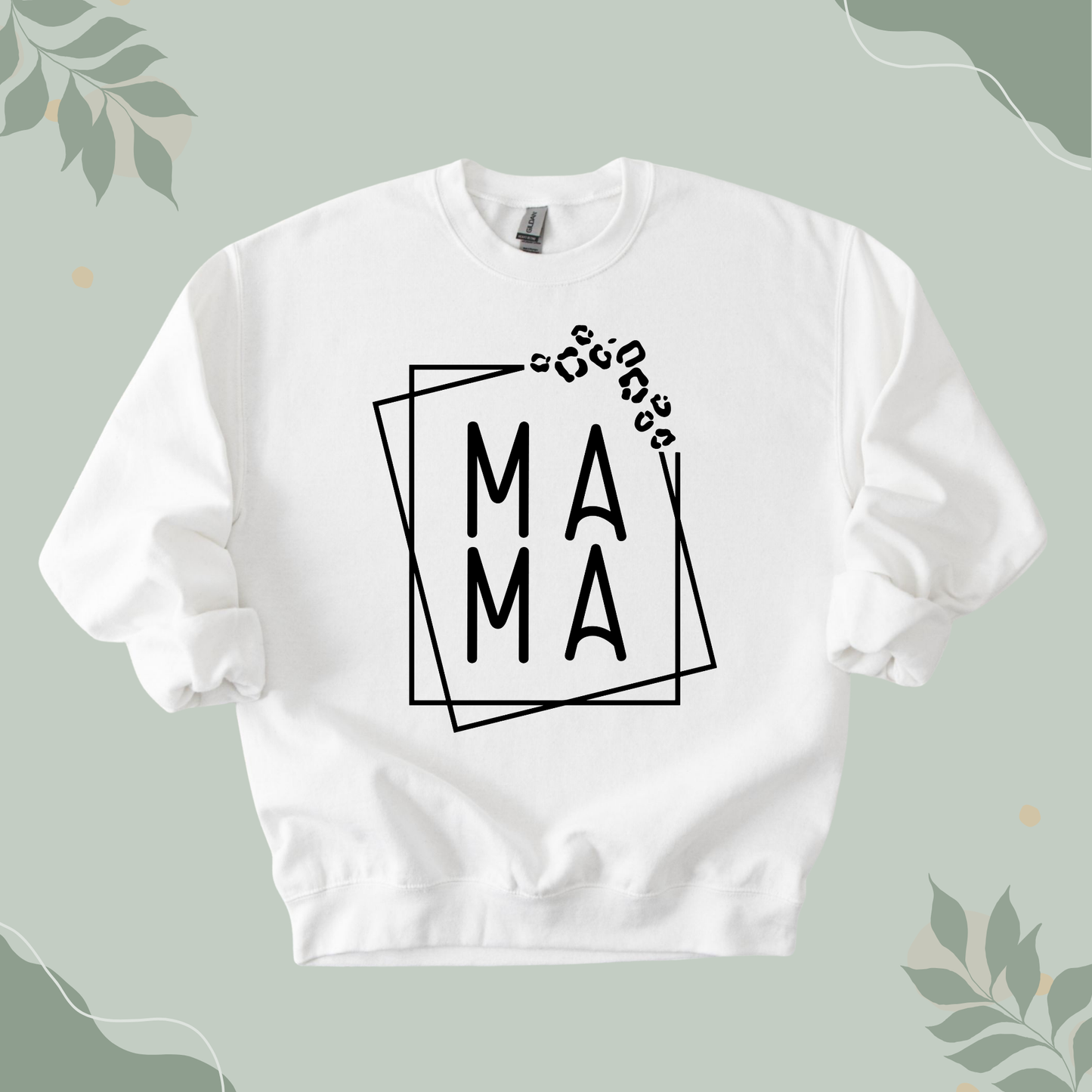 Leopard Print Mama Sweatshirt