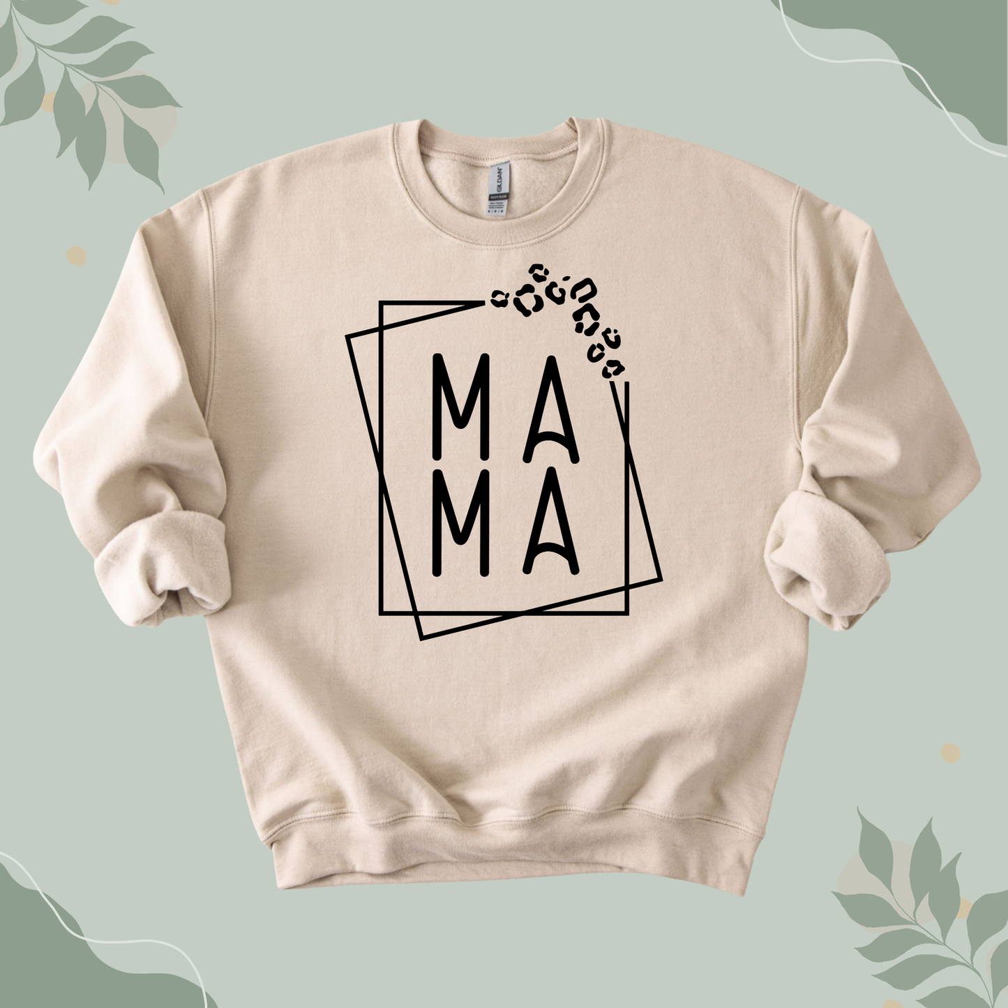 Leopard Print Mama Sweatshirt