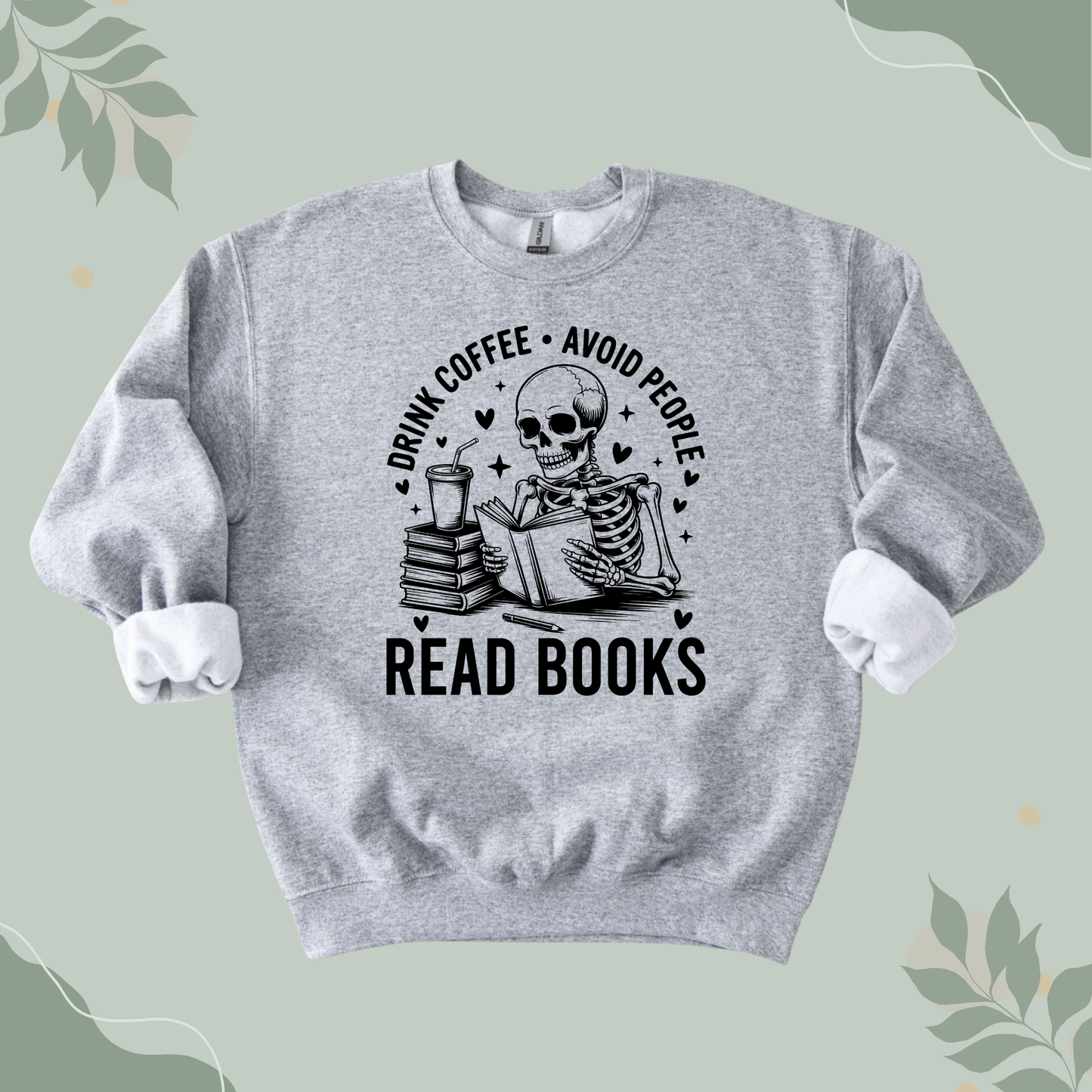Reading Skeleton Sweatshirt