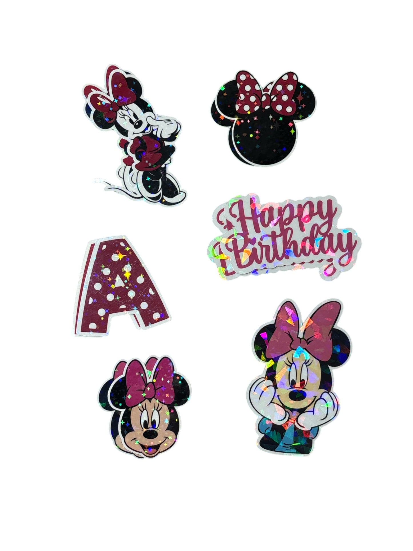 Minnie Mouse Stickers - Set of 12