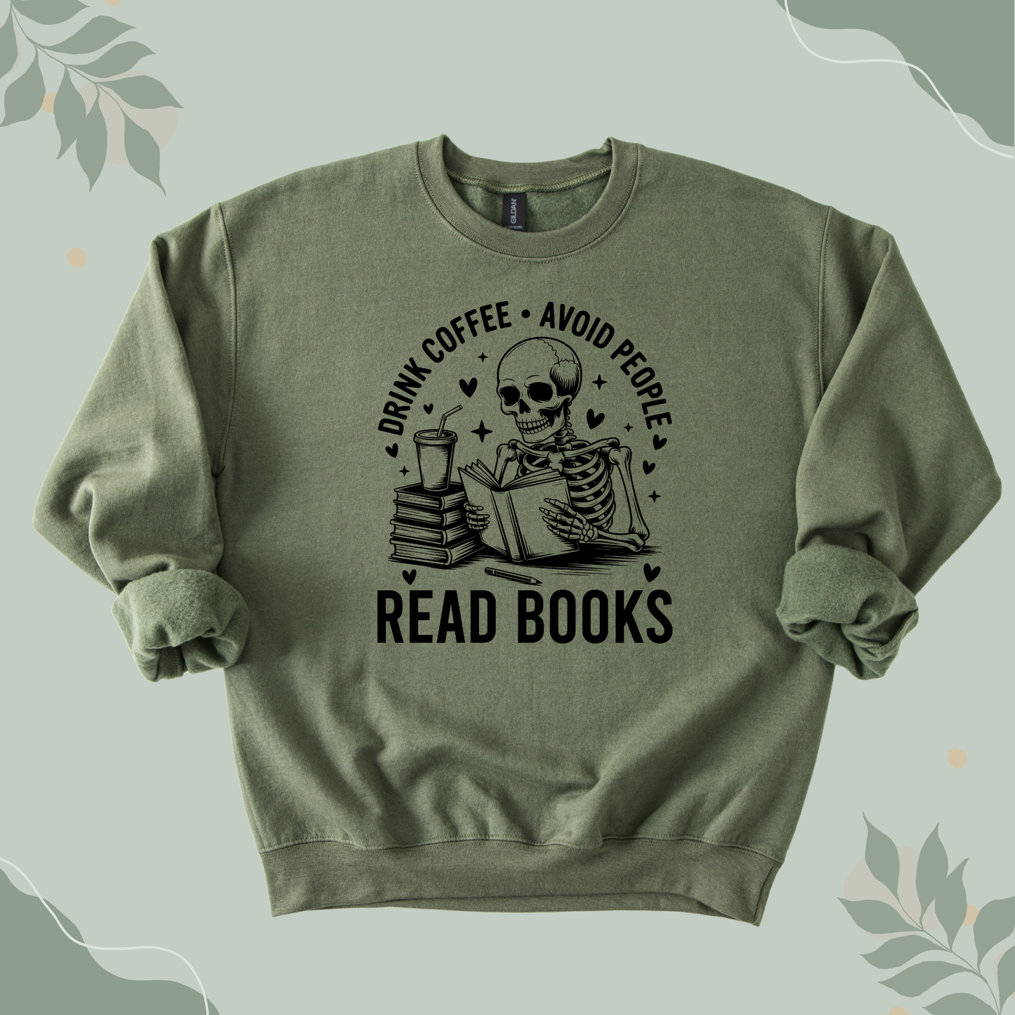 Reading Skeleton Sweatshirt