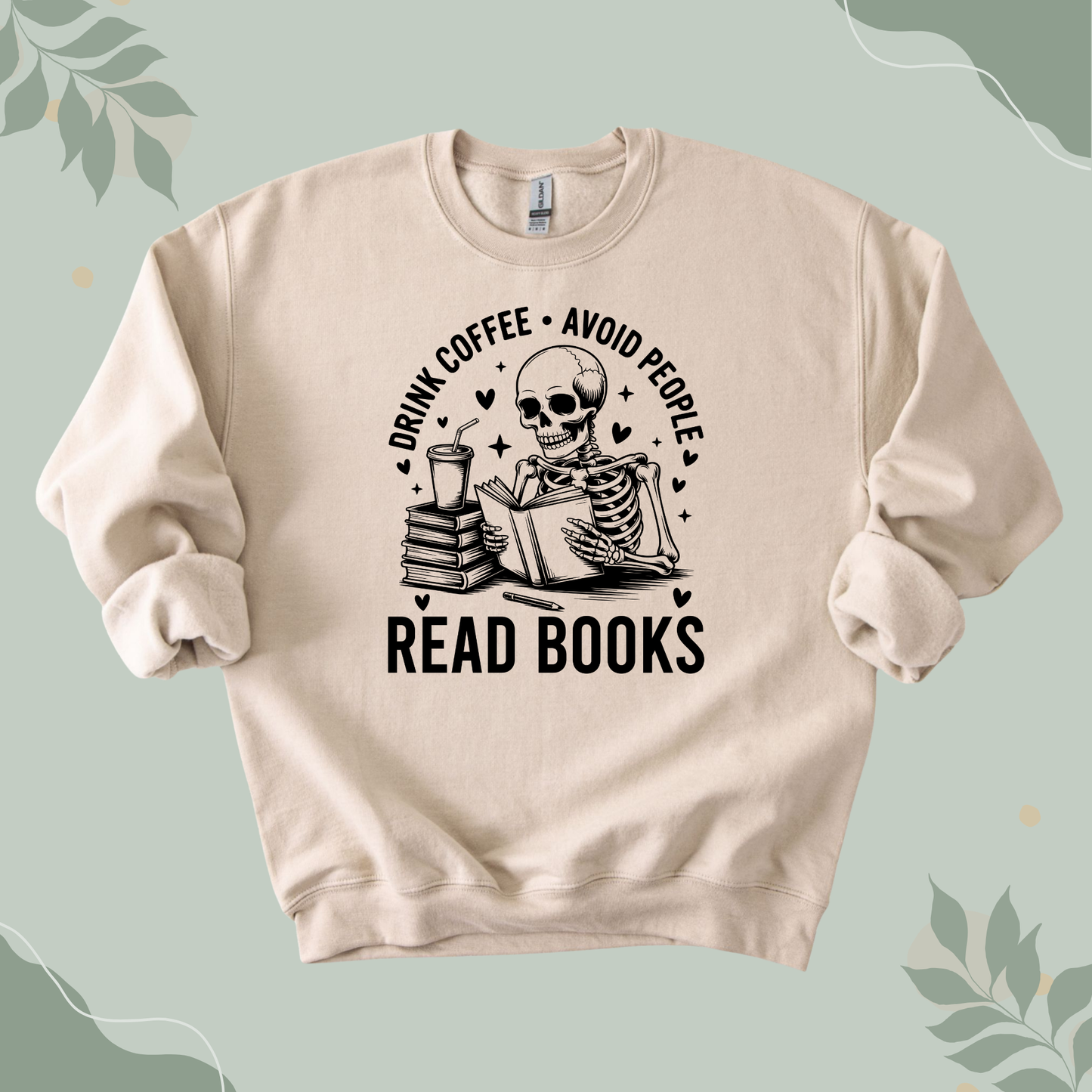 Reading Skeleton Sweatshirt